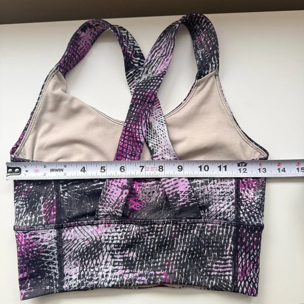 SPECIAL EDITION Lululemon Beat the Heat Bra SEAWHEEZE 2016 Size 6 - Picture 4 of 7
